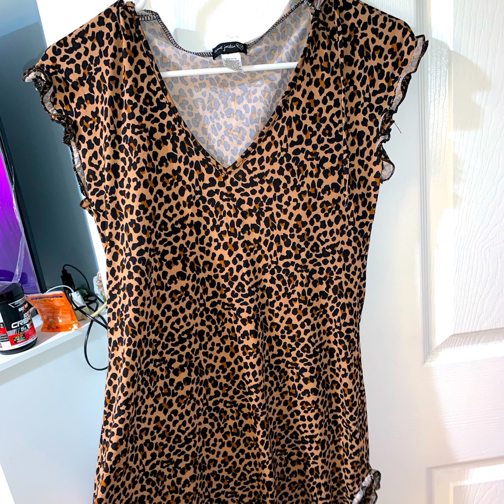 Cheetah Pattern Dress